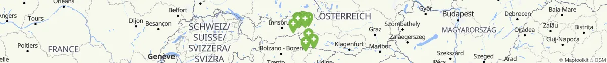 Kartenansicht für Apotheken-Notdienste in der Nähe von Anras (Lienz, Tirol)